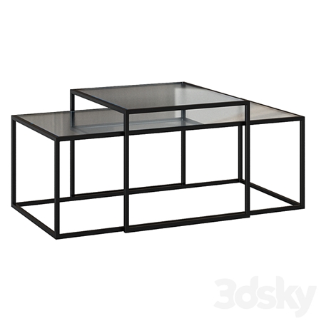 Set of 2 tables Akemi
